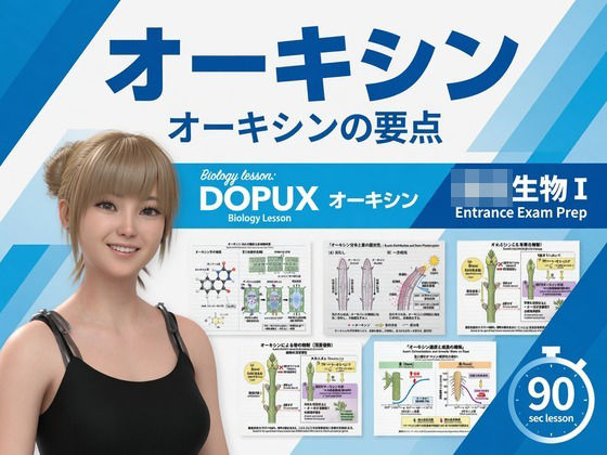 【▲20】一ノ瀬廻里 大学に進学し強豪予備校『DOPUX(ドピュックス』で生物I,IIを教える名物講師に!(Vol.039:オーキシン) 14 d 817375pl